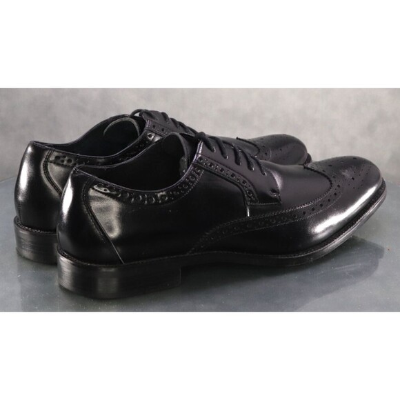 mens casual black dress shoes Men's Stacy Adams, Ithaca Moc Toe Slip-On  Peltz Shoes